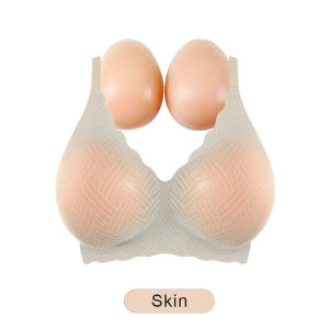Artificial Silicone Breasts Forms Pads Fake Boobs Chest Womens Silicone Underwear Eexy Breast Padded Bra Becomes Big