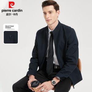 Pierre Cardin | Comfortable Structured Business Jacket Men Short Collar