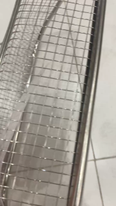 Rổ Inox Hình Chữ Nhật - Không Rỉ Sét Size 21x30cm