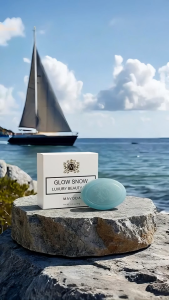 💙 สบู่สีฟ้า MAVODA : Glow Snow