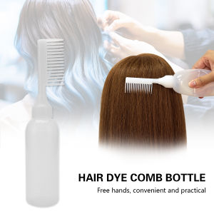 170ml Bottle Refillable Applicator Hair Dye Bottles Plastic Shampoo Bottle Hair Coloring Smudge Tool Salon Hairdressing Supplies