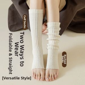 Knit Leg Warmers Socks Tube Women Autumn Winter