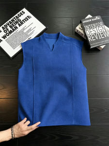 LIUBU | Klein Blue Dragon Scale V-neck Breathable Thin Summer Tank Top