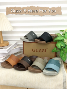 Guzzi Women’s Two-Tone Platform Slides – Soft Comfortable & Perfect for Daily Wear （Kasut Perempuan） GLS-60012