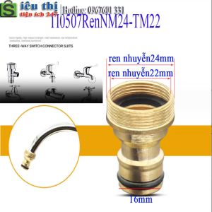 Đầu Nối Nhanh Vào Đầu Vòi Chậu Rửa Bát Chậu Rửa Mặt TI0507