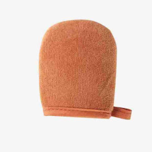 1Pc Body Lotion Glove Self-Tanning Mitt Double-Sided Prevents Sticky Hands Applicator Quick Dry Flocking Glove Makeup Applicator