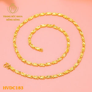 Vòng Cổ Dây Chuyền Nữ Hoa Mai Titan Xi Mạ Vàng 24k (Không Bị Xỉn Đen) - Trang Sức Hava Hong Kong