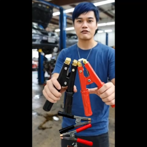 ปากคีบ แบตเตอรี่ ดำ-เเดง หลากหลายขนาดเลือกได้ นำไฟดี คงทน เเข็งเเรง อายุการใช้งานยาวนาน iSmartShop