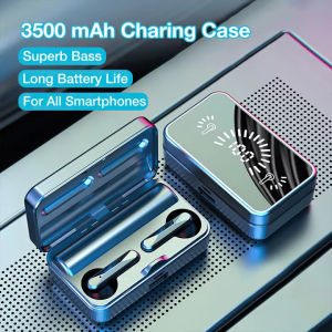 Bluetooth Earphone TWS Wireless Earbuds with 3500mah LED Power Display HiFi Stereo Sports Headphone For iPhone and Androids Phones S20