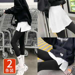 Pure Cotton Small Fart Curtain Hem Spring and Autumn Summer Inner Wear Bandage Dress Fake Two-Piece Hip-Covering Sweater Base Handy Gadget Skirt