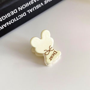 Korean Style Mini Bear Hair Clips Children Sweet Girl Bangs Outdoors Summer Versatile Hair Grips Fashionable Hair Accessories