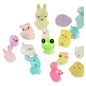 Adorable Mini Glowing Animal Figurines Cartoon Luminous Blind Bags 3D Model Lighting Toys Individually Packaged Children Gifts