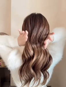 Jedai Rambut Model Gelombang Bulu Fluffy Halus Jepit Cakar Hiu Keriting Stylish Modis & Elegan