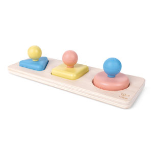 Hape | Montessori Shape Puzzle Wooden Educational Toy for Kids