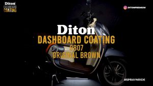 Diton Dashboard Coating 9807 Original Brown Dashboard Kusam Kembali Baru Matt Brown 400ml