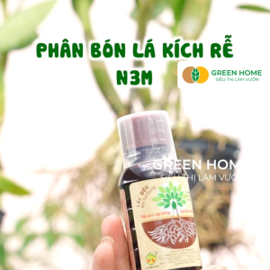 Phân Bón Lá Greenhome N3M Chai 100ml Ra Rễ Cực Mạnh Dùng Giâm Chiết Cành Ngâm Hạt Giống