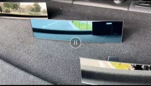 Wide Angle Rear-View Mirror Attachment for cars extending wider vision Clip on type on existing interior mirror 300 mm (12 ") length