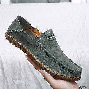 NUDANLAI | Breathable Soft Bottom Slip-On Leather Shoes