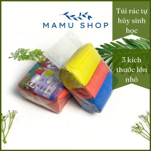 Túi đựng rác túi rác size đại size trung size tiểu 1kg Mamu shop chắc chắn không bung đáy M72