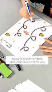 Tracing Book For Kids Training Coloring Book Erasable Reusable Writing Materials with Pen Control Line Tracing Letters and More!