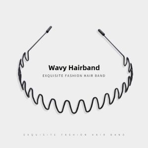 MOYA | Invisible Slip-Resistant Headband for Men Black