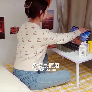 ZHUOHE | Bàn Học Laptop Gấp Đựng Trên Giường