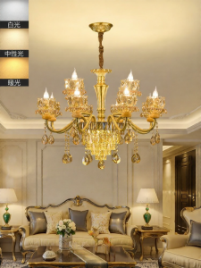 LAIDENG | Luxurious Crystal Chandelier European Style
