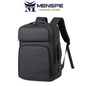MENSPE Fashion Mens Business Laptop Backpack 15.6-inch Water-Resistant USB Charging Backpack Portable Laptop Backpack Large Capacity College Commuter Backpack for Work/Travel/Study