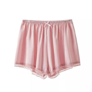 Quần an Toàn Lụa Băng Mùa Hè Mỏng Cho Nữ Quần Lót Mặc Ở Nhà Không Co Giãn Cỡ Lớn Quần Lót Chống Ánh Sáng