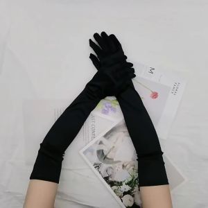 2PCS Sarung Tangan Satin 55cm Gloves Pesta Wanita Pengantin
