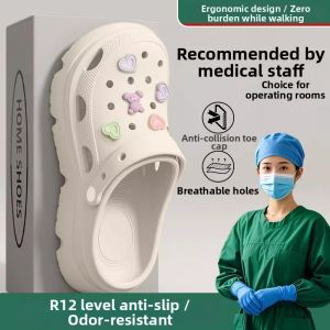 SUZAO | Slip-resistant Odor-Resistant Summer EVA Hole Shoes