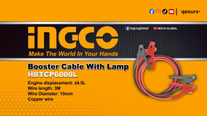 INGCO BOOSTER CABLE | 600AMP | HBTCP6008L