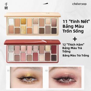 cheeryep | Bảng phấn mắt 16 màu Kiểu dáng mới đa sắc tích hợp trang điểm phù hợp với phong cách trang điểm nhẹ nhàng hàng ngày tôn lên vẻ tự nhiên quyến rũ
