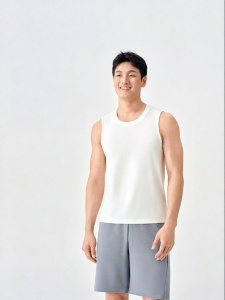 Purcotton | Cooling Cotton Wide Shoulder Tank Top