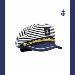 Vintage Nautical Beret Cap