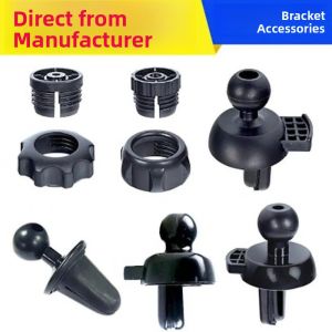 Wireless Car Charger Phone Holder Clamp Hook Fixed Base Mobile Device Support for Automobiles Wood Material Stand