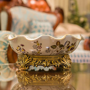 Zema European Tissue Box For Home Living Room Tea Table Decoration Retro Ceramic Multifunctional Remote Control Storage Box