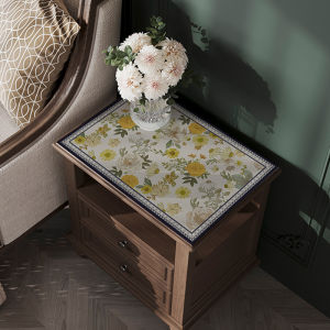 American Style Bedside Table Cloth High-End Feeling Coffee Table Mat Living Room Tea Table Pad Microwave Oven Refrigerator Washing Machine Pad