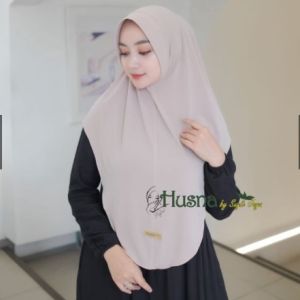 Hijab bergo husna Pet Marwah dewasa simple terbaru
