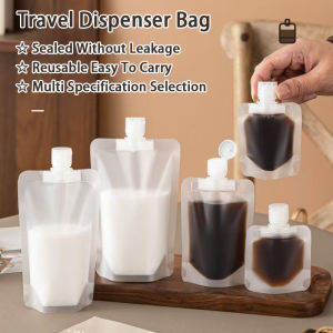 Travel Dispenser Bag 30ML/50ML/100ML Refillable Pouches Lotion Shampoo Packaging Bag Shampoo Liquid Cosmetic Storage Container Beg Dispenser Perjalanan Mudah Alih 旅行分装袋