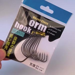 PROBEROS 50 Chiếc Móc Câu Cá Bằng Thép Carbon Cao Cấp Móc Câu Có Gai Bền Cho Kỹ Thuật Jig & Mồi Mềm Câu Cá Trên Thuyền Biển