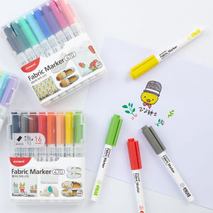 Monami 8/16 Colors Fabric Markers pen Set  Clothing DIY canvas Shoes Drawing Supplies