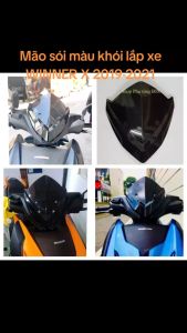 Mão pha lê 4 lổ đầu sói xe WINNER X V2 2019-2021