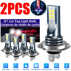 【WOKEN】2PCS H1 H3 H4 H7 Car LED Headlights 6000K White Ultra Bright High Power 12SMD Car Headlights Motorcycle Truck Universal Driver Car Fog Light Spotlight