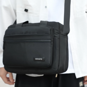 MENSPE Mens Shoulder Bag Cross Body Bag Waterproof Travel Bag Business Laptop Bag Large Capacity Handbag Casual Bag Fashion Leisure Sport Street Bag for College Student