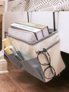 Wall-Mounted Fabric Storage Hanging Bag Oxford Cloth Japanese Style Bedroom Dormitory Apartment Lazy Person Storage Pouch Organizer