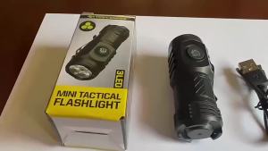 Powerful Super Bright Handheld Flashlight USB C Charging Waterproof Adjustable Brightness Torch for Camping Hiking Emergency