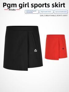 PGM Childrens Golf Sports Skirt Breathable Quick Dry Teenage Shorts Half Body Skirt for Girls Summer Golf Clothing