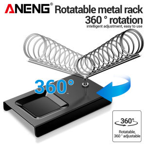 ANENG | ANENG Universal Soldering Iron Stand Holder with Cleaning Sponge Bracket - Stable Base DIY Tool for Soldering Stations