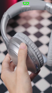 Tai nghe chụp tai không dây GOOJODOQ Bluetooth 5.2 Chống ồn Tai nghe không dây di động thoải mái có thể gập lại